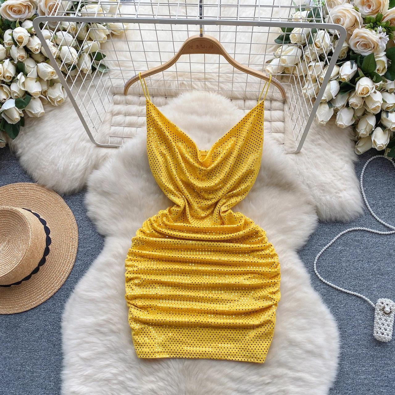 beach club mini dress Mint Green Beach Dress