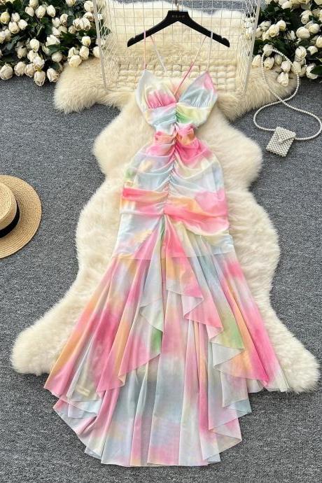 formal floral dresses Floral Satin Long Dress 7444 – Sparkly Gowns main image 1